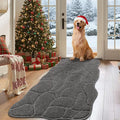 Large Dog Door Mat for Muddy Paws, 24x59 Absorbent Dirt Trapper Long Door Mat by BSICPRO