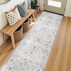 jinchan Kalen Runner Rug 2x8 Washable Hallway Rug Vintage Indoor Thin Retro - Image 2