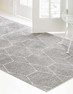 Unique Loom Trellis Frieze Collection Area Rug - Image 2