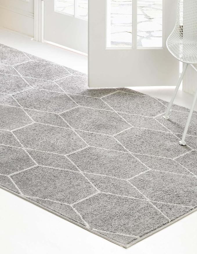 Unique Loom Trellis Frieze Collection Area Rug - Image 2