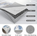 3x10 Washable Runner Rug for Family: Easy-to-Clean Runners for Hallway Entryway - Image 7