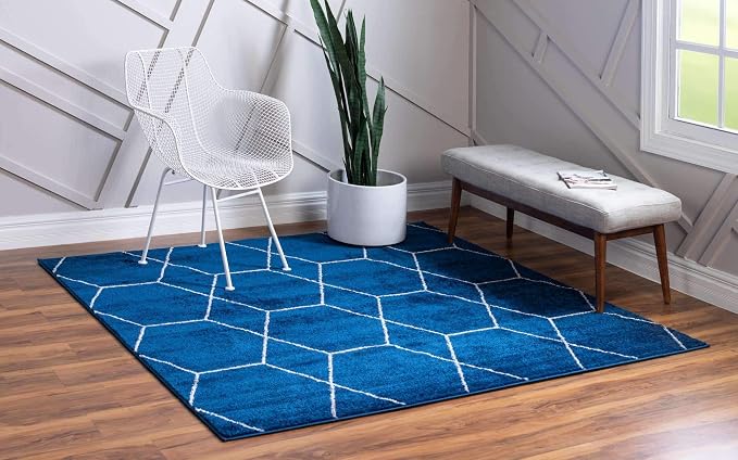 Unique Loom Trellis Frieze Collection Area Rug - Image 3