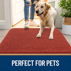 OLANLY Dog Door Mat for Muddy Paws 30x20, Absorbs Moisture and Dirt, Absorbent - Image 6