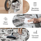 5X7 Area Rugs for Living Room Bedroom, Modern Abstract Large Carpet Washable - Image 6