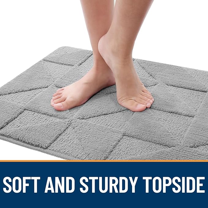 OLANLY Door Mats Indoor, Dirt Resist, Entrance Washable Mat, Low-Profile Inside - Image 3
