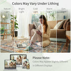 Enkor Area Soft Rugs 6x9 Washable Non Slip Boho Floor Rugs - Image 3