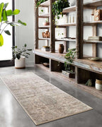 Loloi Teagan Collection TEA-03 Ivory/Sand 5'-3" x 7'-6" Area Rug, Soft Neutral - Image 6