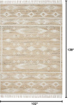 Loloi Angela Rose Rivers Collection RIV-04 Natural/Ivory 8'-6" x 11'-6" - Image 2