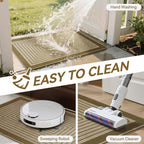 Front Door Mat 24''x35'', Absorbent Muddy Dirt Resist Washable Non Slip - Image 8