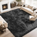 Fluffy Rug Shaggy Area Rug, Large Shag Area Rugs by Yongyangjuxi