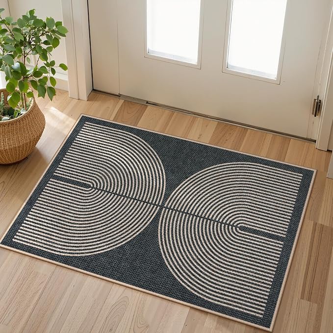 Lahome Rainbow Indoor Door Mat, Farmhouse Non Slip Non Shedding Lightweight by Lahome