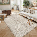 Lahome Boho Animal 5x7 Washable Living Room Area Rugs, Botanical Large Boho Non by Lahome