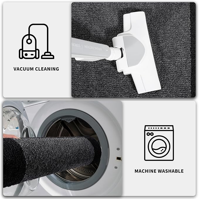 PURRUGS Dirt Trapping Door Mat 24" x 60", Non-Slip/Skid Machine Washable - Image 7