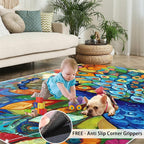 Boho Peacock Rug Small - Image 5