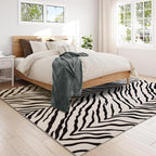 YIHOUSE Tiger Washable Area Rugs 5'x7', Ultra Thin Animal Stripe Print Rug - Image 7