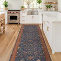 Washable 12 ft Long Runner for Kitchen Floor by HazoHaus
