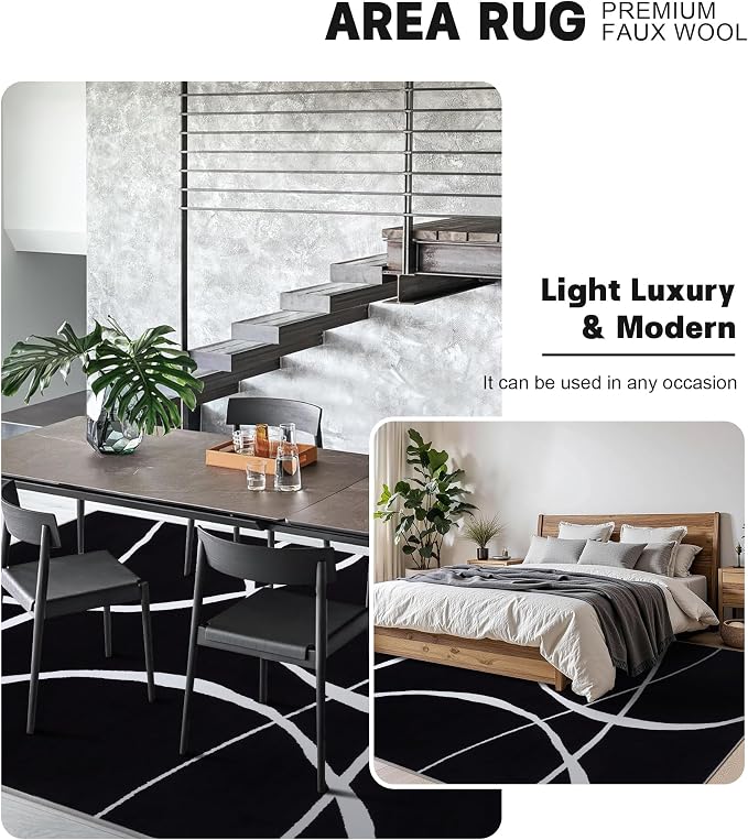 YIHOUSE Modern Washable Area Rug - Image 6