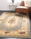 Unique Loom Versailles Collection Traditional Classic Floral Motif Area Rug by UniqueLoom
