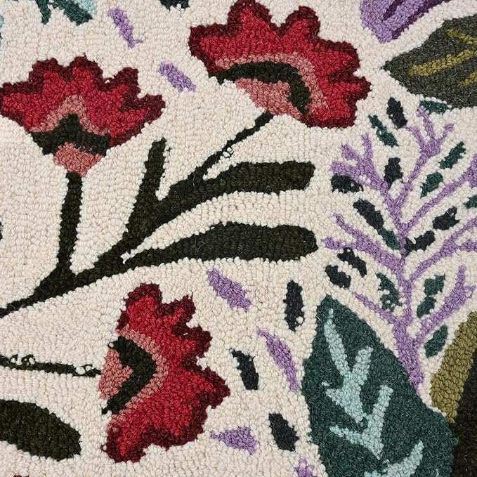Hand-Tufted Floral Area Rug - Image 8