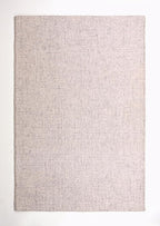 Hand-Tufted 100% Wool Pile Area Rug – Geometric Textured Grid Check Pattern – - Image 3
