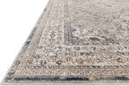 Loloi Teagan Collection TEA-04 Sky/Natural 5'-3" x 7'-6" Area Rug, Soft Neutral - Image 6