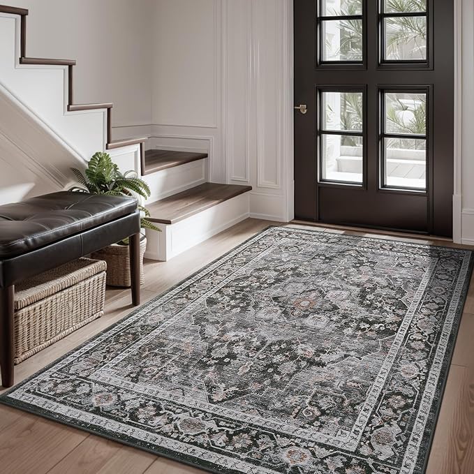 AMOAMI-3X5 Area Rug-Soft Washable Rugs by AMOAMI