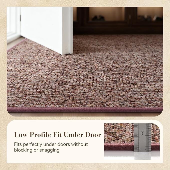 MontVoo Door Mat Indoor Entrance Doormat, Absorbent Durable Rubber Non Slip - Image 4