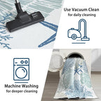 Tritard Coastal Area Rugs Nautical Beach Themed Non-Slip Machine Washable Rugs - Image 7