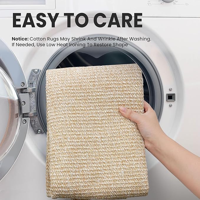 EARTHALL Washable Area Rug 2x3 Ft Non Slip Rugs - Image 3