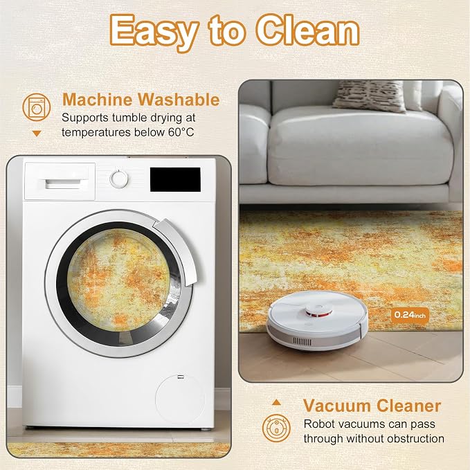 Washable Area Rugs for Living Room 9x12 - Image 4