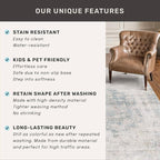 Light Blue Farmhouse Area Rug for Bedroom - Image 7