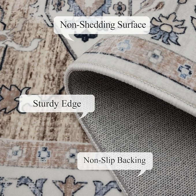 Washable Area Rugs 8x10, Large Rugs - Image 7