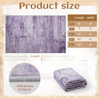 Abstract 5x7 Area Rug for Living Room Dining Room Office Bedroom Purple Grey - Image 6