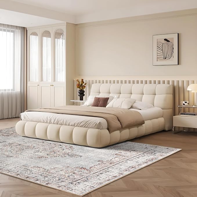 Easy-Going Area Rug 6x9 Washable Boho Rugs - Image 6
