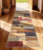 YIHOUSE Brown Runner Rug 2x6 for Hallway, Farmhouse Rugs Washable, Vintage by YIHOUSE