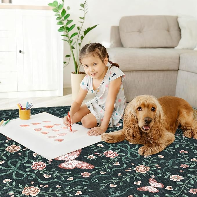 GarveeHome Washable Runner Rug 2x6 Non Slip Hallway Runners Stain Resistant Low - Image 3