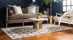 Rugs.com Lattice Collection Rug – 7x10 Beige and Gray Medium-Pile Rug Perfect - Image 3