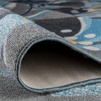 Rugshop Modern Large Floral Non-Slip Square - Image 6