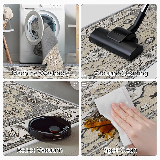 Small Area Rug 2x3ft Entryway Rug Non-Slip Washable Area Rugs Indoor Door Mat - Image 7