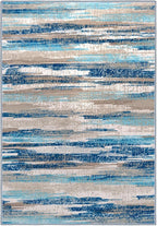 Modern Abstract 9x12 Large Machine Washable Living Room Rug Non-Slip Soft - Image 9