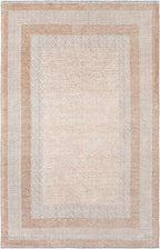 Alfa Rich 4x6 Beige Cream Washable Area Rugs - Image 7