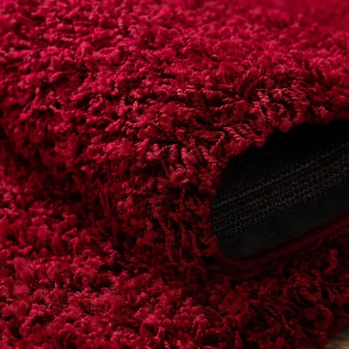 Unique Loom Solid Shag Collection Area Rug - Image 7