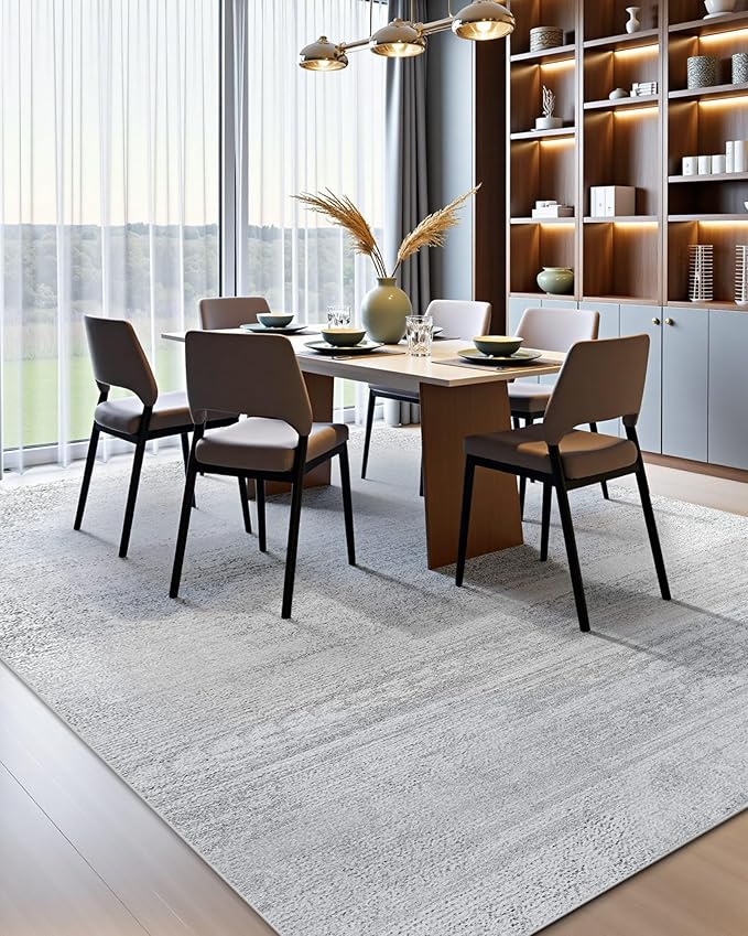 VEVOR 10 x 14 ft Area Rug Large Washable Rug Non-Slip and Tear-Resistant Soft - Image 5