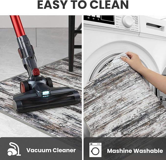 3x5 Modern Abstract Area Rug for Entryway, Low-Pile Door Mat Indoor for Living - Image 5