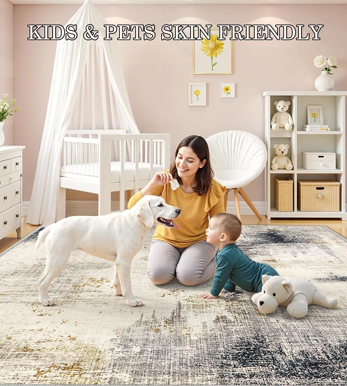 7x9 Washable Area Rugs - Image 9