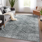 jinchan Moroccan 4x6 Area Rugs for Bedroom by JINCHAN