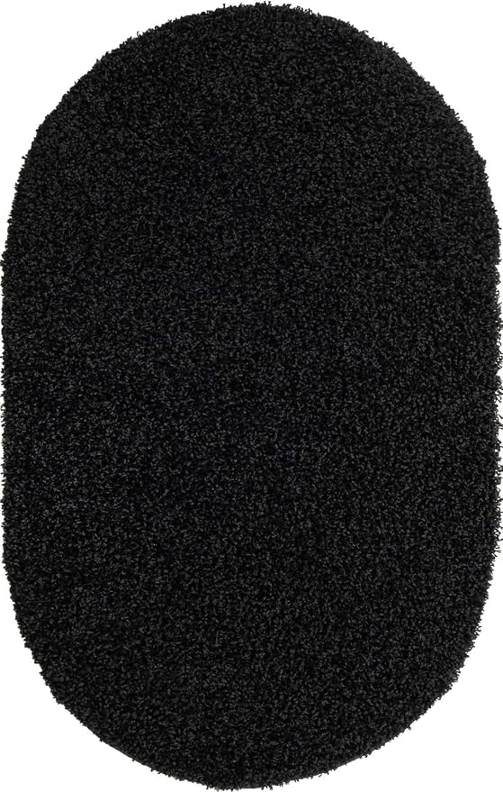 Unique Loom Solid Shag Collection Area Rug - Image 11