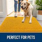 OLANLY Dog Door Mat for Muddy Paws 24x16, Absorbs Moisture and Dirt, Absorbent - Image 6
