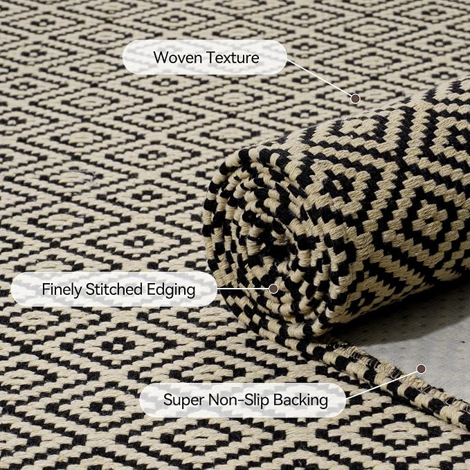 Hallway Runner Rug 3x5, Washable Kitchen Runners Non Slip, Ultra Thin Entryway - Image 5