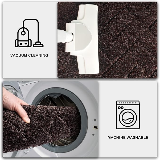 PURRUGS Dirt Trapping Door Mat 20" x 31.5", Non-Slip Machine Washable Entry Rug - Image 7